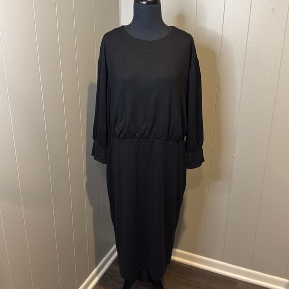NWT Ann Taylor Women’s 16 Petite Long Sleeve Midi Dress Underling Dress - Picture 1 of 10